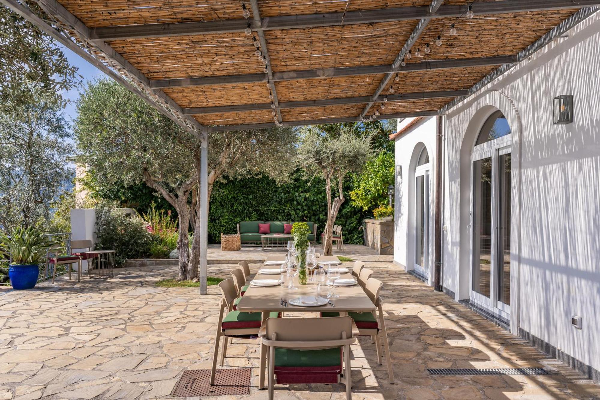 Villa Chez Pie Panoramic Views Pool And Guest Services SantʼAgata sui Due Golfi Exteriör bild