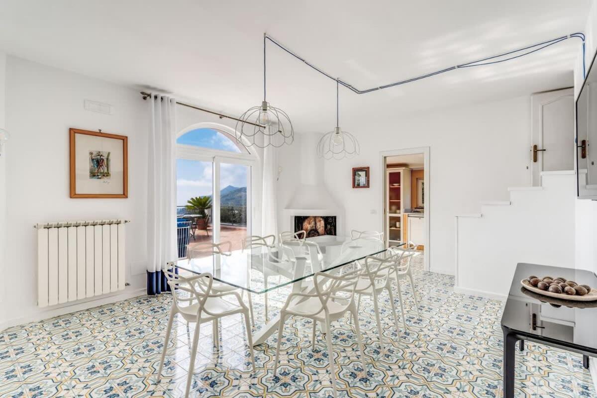 Villa Chez Pie Panoramic Views Pool And Guest Services SantʼAgata sui Due Golfi Exteriör bild